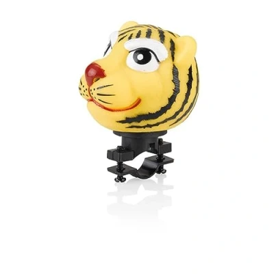 Image of XLC Unisex Adult Horn, 2500720000, Yellow/Black, 5.5 x 4 cm