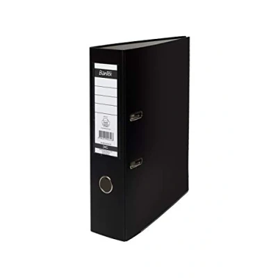 Image of BANTEX 100551789 Lever Arch File A4 XXL 8 cm Pack of 20 Black
