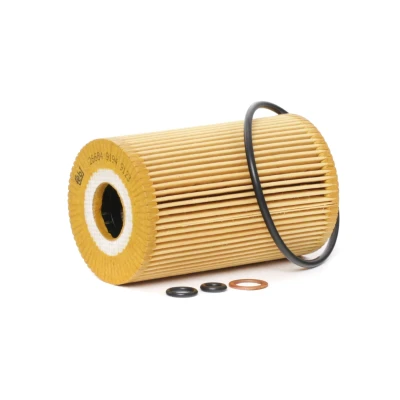 Image of 11421432097, 11421709513, 11421716121, 11421716192, 11421743398 Oil Filter FEBI BILSTEIN 26684 with seal ring gaskets Insert