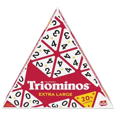Image of Triominos Extra Large, Board Game from 6 Years, Family and Games for 2 to 4 Players
