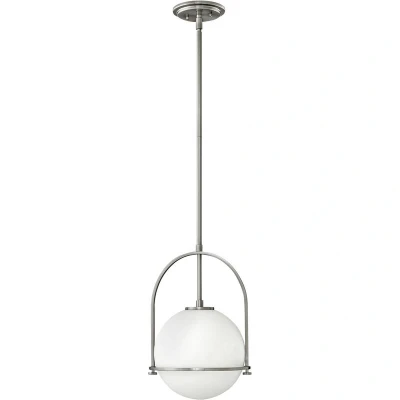 Image of Hinkley Somerset Globe Pendant Ceiling Light Brushed Nickel