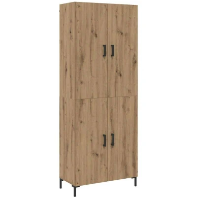 Image of vidaXL Highboard Artisan oak 69.5 x 34 180 cm Engineered wood