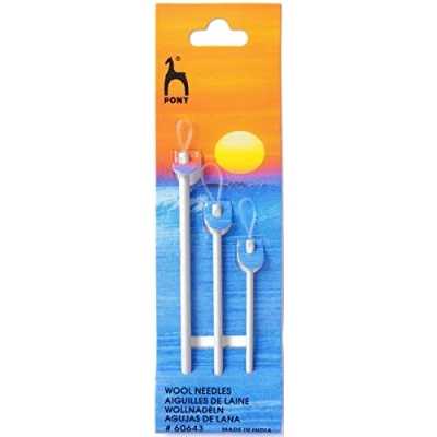 Image of 2 x Wool Needles for Sewing up Knitting