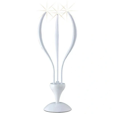 Image of Llamas Table Lamp 3 Light G4, Gloss White, NOT LED/CFL Compatible