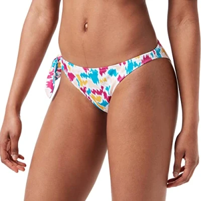 Image of Sloggi Shore Women&#039;s Fancy Guppy Tanga Bikini Bottoms, Multi Colour, L