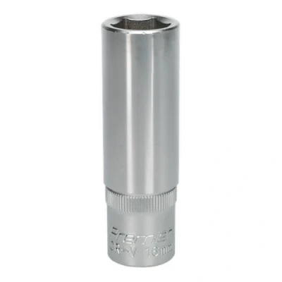 Image of Sealey Premier WallDrive® Socket 16mm Deep 1/2&quot;Sq Drive