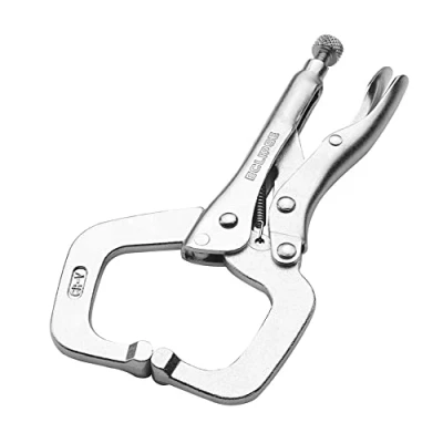 Image of Eclipse Professional Tools E11R Locking C Clamp Regular Tips 275mm (11&quot;)