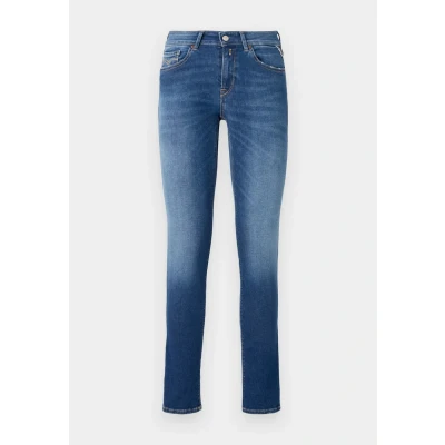 Image of Replay women&#039;s jeans New Luz skinny fit Hyperflex with stretch, Blue (Dark 007), 24W / 28L