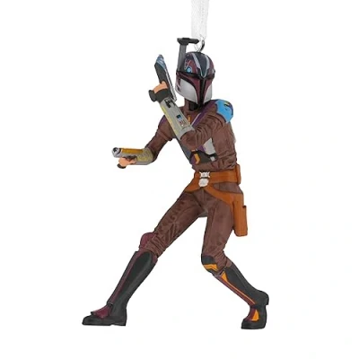 Image of Hallmark Star Wars: Ahsoka Sabine Wren Christmas Ornament, May The 4th