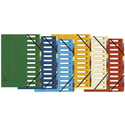 Image of Exacompta 5312E Bellow Filers, Interior, 24 x 32 cm, Multicolor