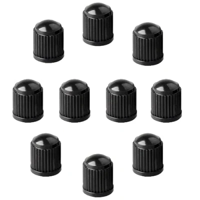 Image of Dust Caps 10 pieces Tyre Valve Cap Universal Black Used On Car Tyres, Bikes, Bicycles, Motorbikes