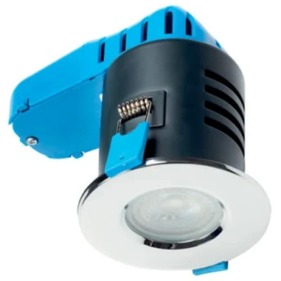 Image of Deta L1701CH4 IP65 LED Fire Rated Downlight Dimmable Cool White (Polished Chrome)