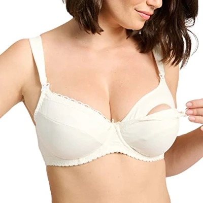 Image of Sans Complexe Women&#039;s New Calin Maternity Bra, (Ivoire Gca), 40D