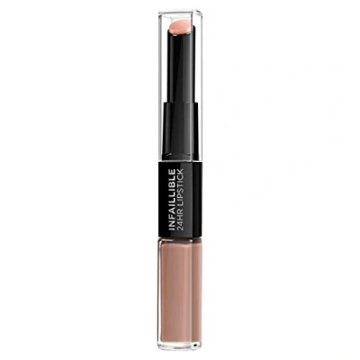 Image of L&#039;Oreal Paris Infallible 24HR 2 Step Lipstick 113 Invincible Sable