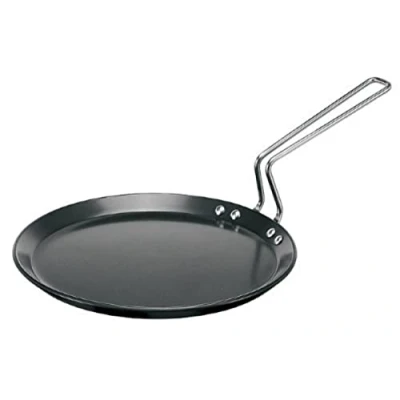 Image of Hawkins Futura Hard Anodises Advanced Cookware 26cm Flat Tava (Griddle)