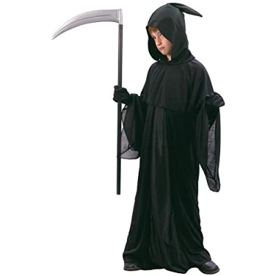 Image of Bristol Novelty CC644 Midnight Messenger Costume, Approx Age 3 5 Years, Costume (S),Black,, Small, 110 122 cm