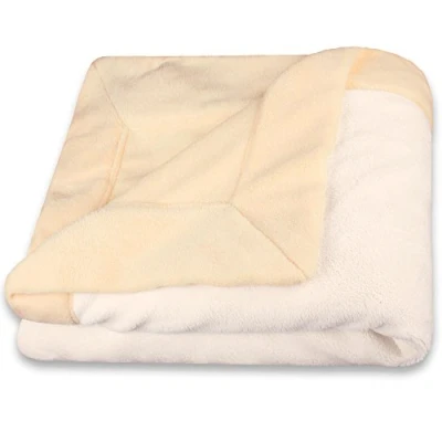 Image of CelinaTex Toronto Bedspread/Blanket/Throw, Microfibre Coral Fleece Fluffy, Polyester, beige/creme weiß, 150 x 200