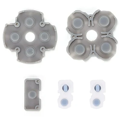 Image of Heayzoki Handle Conductive Rubber Pad for PS5,Controller Silicone Pads,Buttons Repair Replacement Part PS5,Lightweight and Portable,Easy to Install