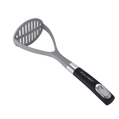 Image of Royal Cuisine Nylon Potato Masher Sturdy and Heat Resistant, Safe for Non Stick Cookware, Soft Grip Gadget