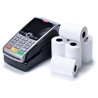 Image of Double Dragon, 57 x 40 mm Premium Thermal Paper Till Receipt Roll for EPOS, POS Terminal, PDQ Credit Card Machine, Cash Register [Pack of 100]