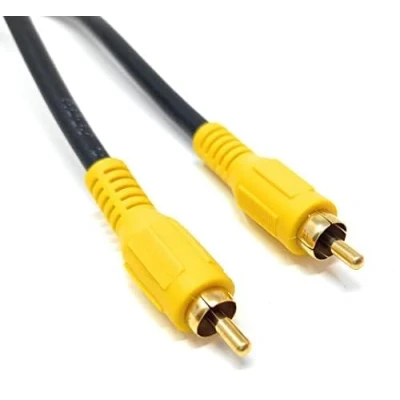 Image of DRUT 2m Single RCA to Coaxial Phono Cable S/PDIF for Digital Audio, Home Theater, HDTV, Subwoofer, Hi Fi Systems 6.5ft