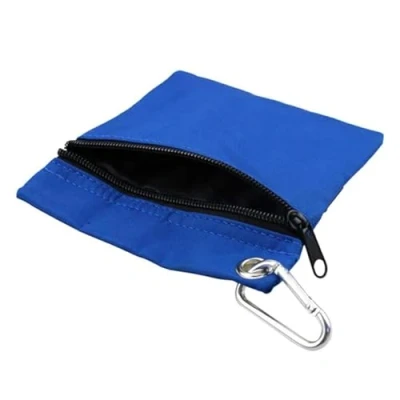 Image of FUZVOL Golf Tees Ball Storage Bag Zippered Tee Pouch with Clip Portable Holder for Sports Golfing Accessories Men