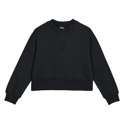 Image of Umbro Womens/Ladies Core Boxy Sweatshirt (Black) Size X Small