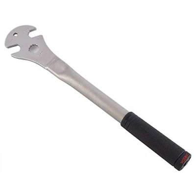 Image of VGEBY Bicycle Pedal Wrench Spanner Repair Tool Professional With Super Long Hand 15mm Silver