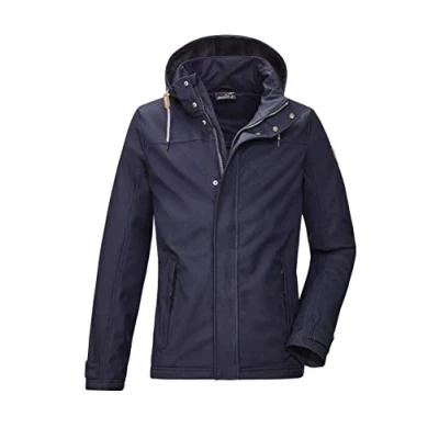 Image of G.I.G.A. DX Men&#039;s Cushy Mn softshell jacket A Casual with zip off Hood, mens, hood., 35839 000, dark navy, S