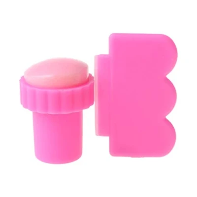Image of Nail Art Polish Manicure Stamp Set Stamping Plates Stamper Scraper Kit Tool Sequins