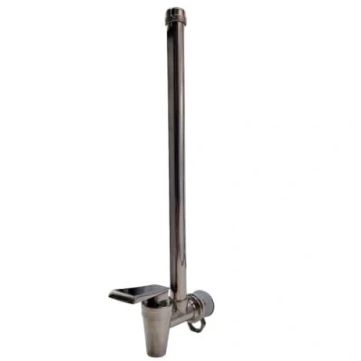 Image of Finerfilters Stainless Steel Spigot Tap with Water Level Sight Glass for 6L Systems Fits British Berkefeld, Berkey and Other Gravity Filter Systems, Drinks dispensers, Butts
