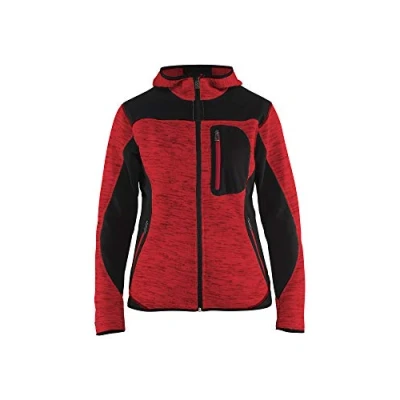 Image of BLÅKLÄDER Ladies Knitted Sweater XL Red/Black