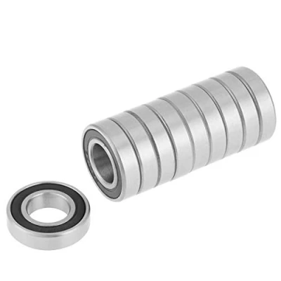 Image of 10Pcs 6901 2RS Rubber Sealed Deep Groove Ball Bearing,12x24x6mm Double Bearings,for Machine Tool Electronic Equipment Pump Industry