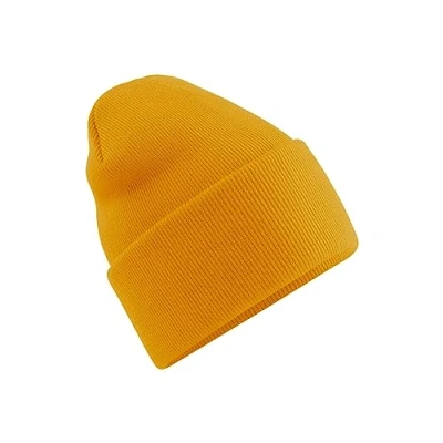 Image of Beechfield® B40R Original Deep Elegant Cuffed Design Beanie Mustard