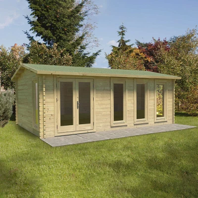 Image of Forest Blakedown 6m x 4m Log Cabin (45mm)