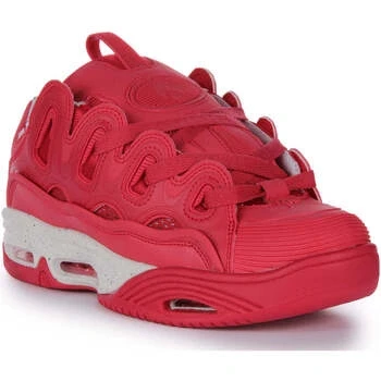 Image of Osiris Men&#039;s D3 2001 Skate Shoe, Pink/White/Pink, 6.5 UK