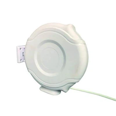 Image of My Home Essentials® Retractable Washing Line Wall Mounted Reel 12m, 26m (12m Single)