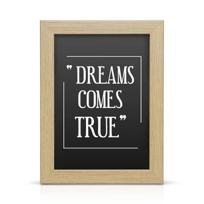 Image of Oak Wood Effect Photo Frame, Poster size Picture Frames For Wall Mount/freestanding (7x5 Inch)