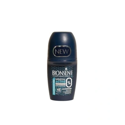 Image of Bionsen Mineral Active men roll on; Japanese Minerals; 48 Hrs Protection; 50 ml