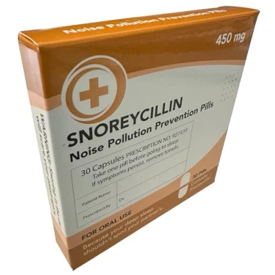 Image of Diabolical DP1383 Snoreycillin Secret Santa Gifts for Men Under 10 Pounds, Silly Christmas Dad, Gag Men, Funny Stocking Fillers Him,