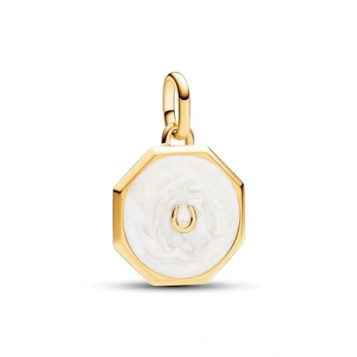 Image of Pandora Lucky Horseshoe medallion Charm