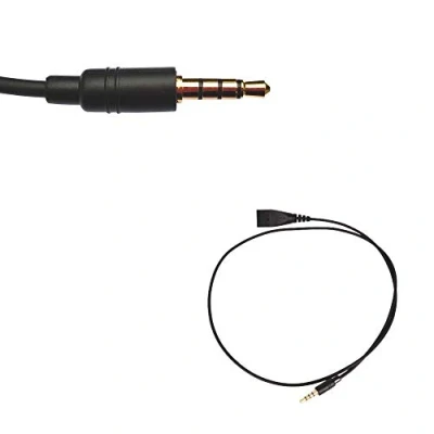 Image of GEQUDIO 3.5 mm Jack Cable Single Compatible with FritzFon C6 X6, MacBook, Smartphone, Speedphone, Notebook, PC, Laptop