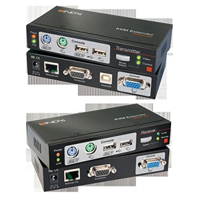 Image of LINDY 39378 CAT5 USB and VGA KVM Extender Kit upto 300 m