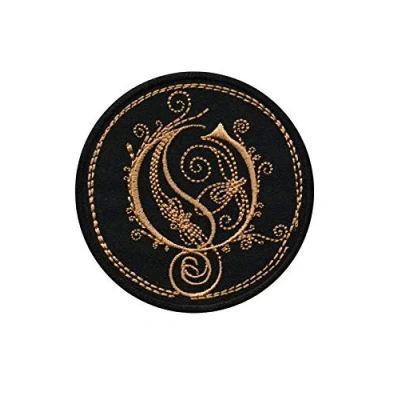 Image of Opeth Metal Band Gold Patch Badge Embroidered Iron on Applique Souvenir Accessory