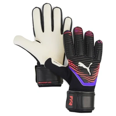 Image of Puma Future Match Unisex Goalkeeping gloves, Size: 9, Black/glowing red/purple glimmer