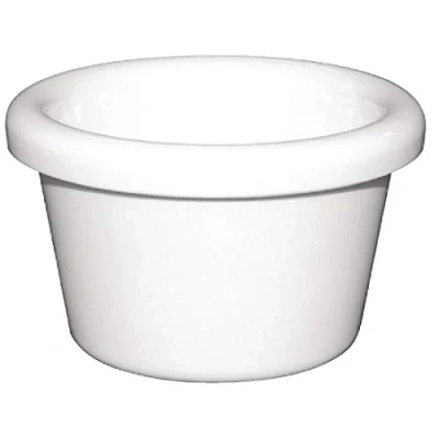 Image of Olympia 6723 Kristallon Ramekin Plain 1.5oz (Box 12), White