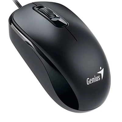 Image of Genius Wired Optical Mouse, Black (DX 110Black)