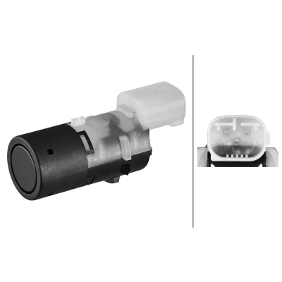 Image of 66216938737 Parking Sensors HELLA 6PX 358 270 411 Rear Ultrasonic Sensor BMW: 3 Saloon, Coupe, Convertible
