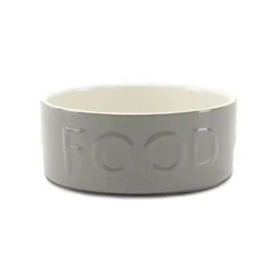 Image of Scruffs Classic Dog Food Bowl 19CM GREY
