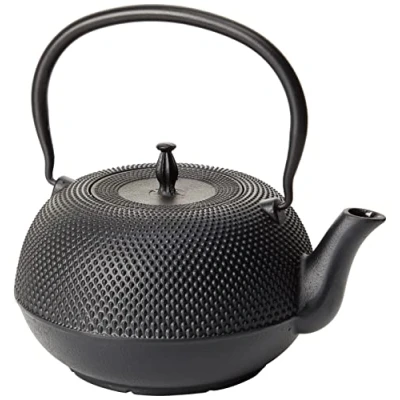 Image of Victor CWE060 Cast Iron Tea Kettle,Black 1.5 Litres, 22.5x18.5x21 cm